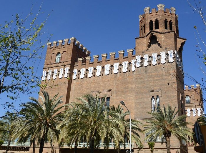 万国博のカフェテリア