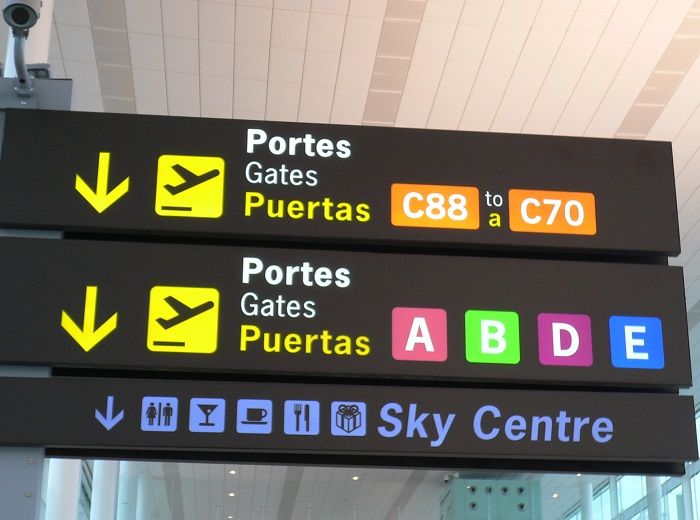 バルセロナ空港　Ａターミナル