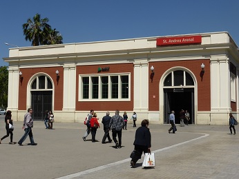 スペイン　セルカニアス近郊線　サン・アンドレウ駅