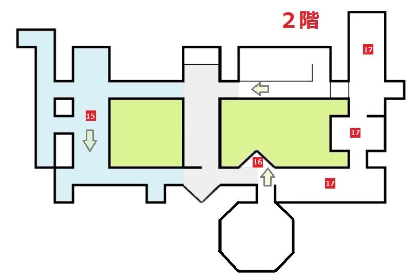 ミロ美術館　フロアマップ（２階）