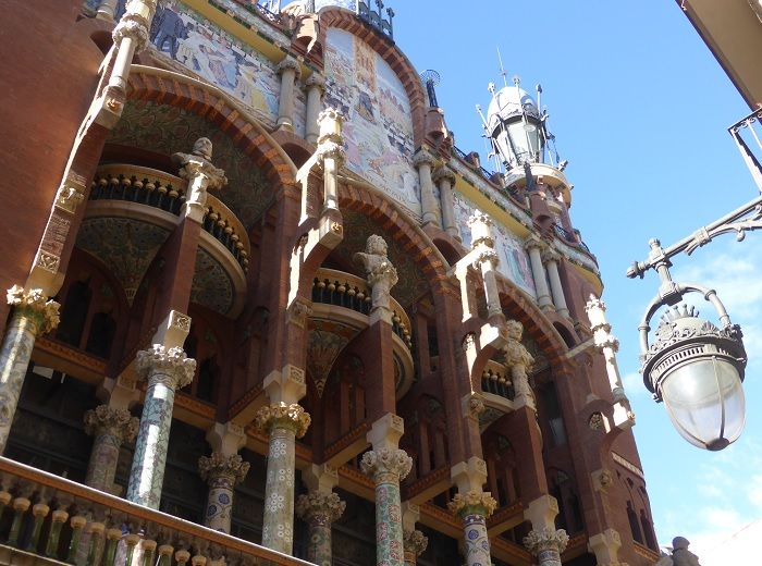 カタルーニャ音楽堂　外観