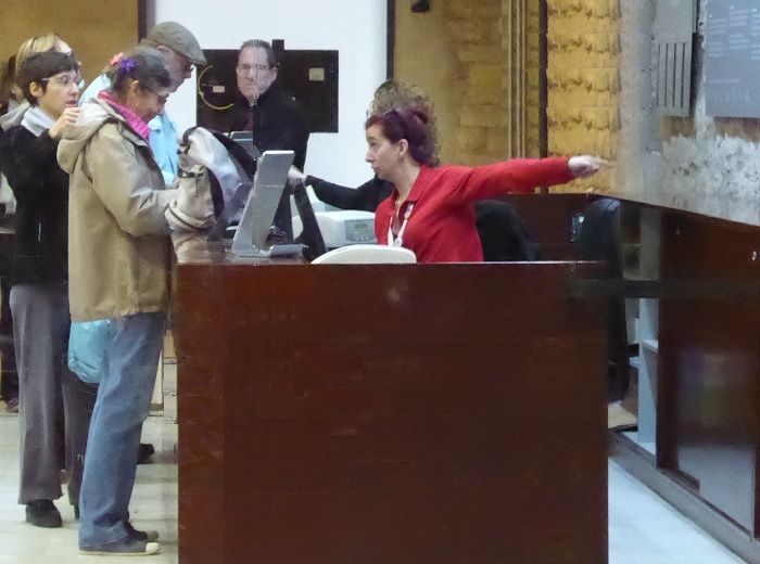 ピカソ美術館　チケット売り場