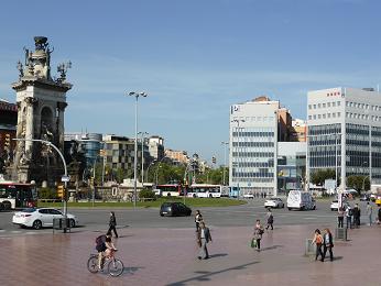 バルセロナ　スペイン広場