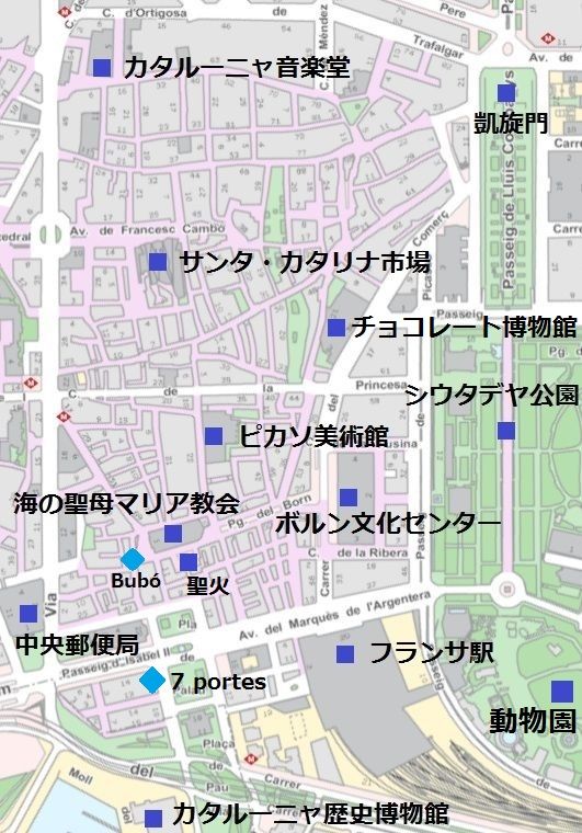 ボルン地区　マップ