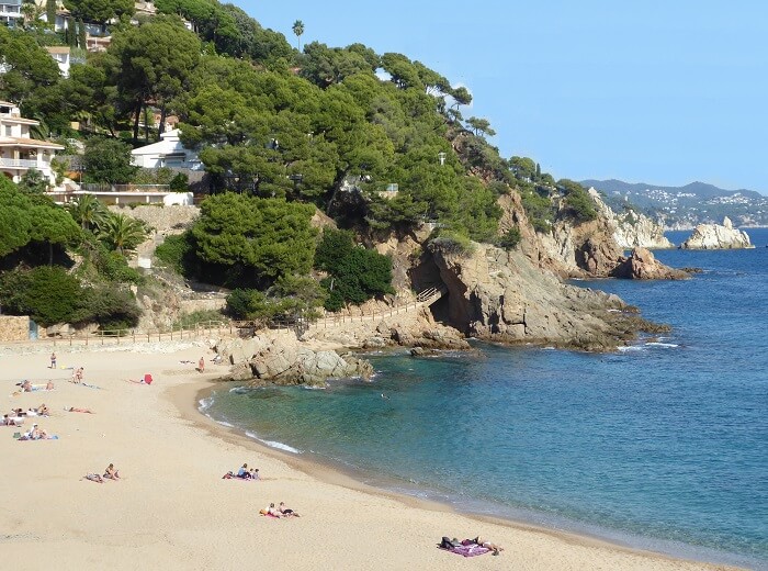 バルセロナ　ビーチ気分