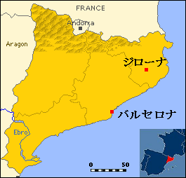 ジローナ マップ