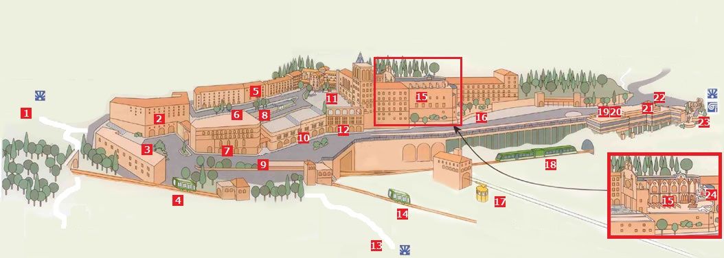モンセラット　地図