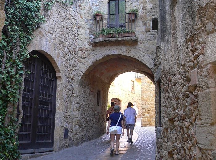 中世　町並み　スペイン