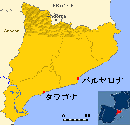 タラゴナ 地図