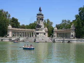 マドリード　レティーロ公園